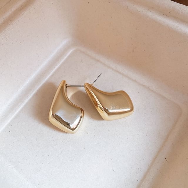 Earring Geometric Hoop Alloy