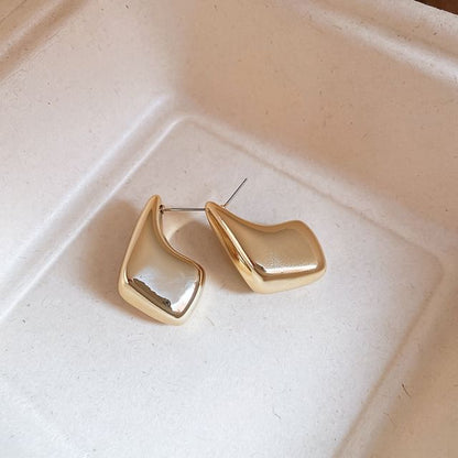 Earring Geometric Hoop Alloy