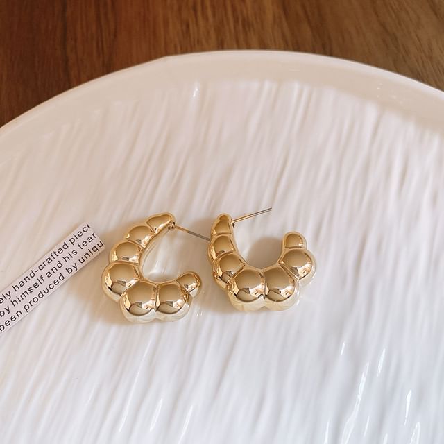 Designs) (Various Earring Alloy Plain Hoop