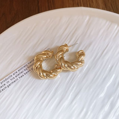 Designs) (Various Earring Alloy Plain Hoop