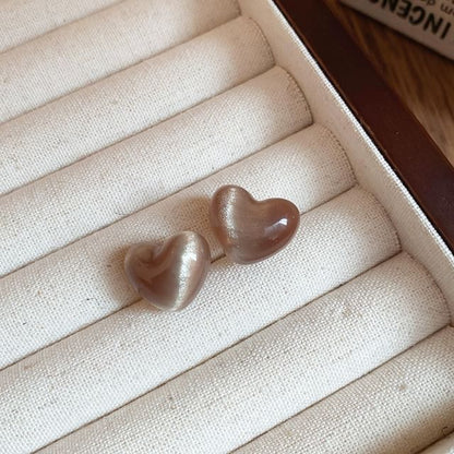 Bead / Alloy Earring Stud Heart