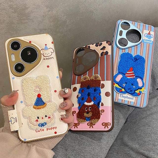 Phone Dog Embroidered Case