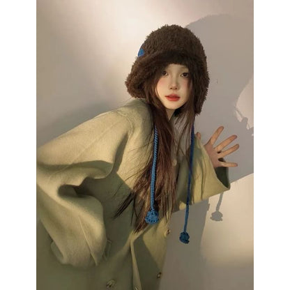 Trapper Chenille Hat Bow Applique