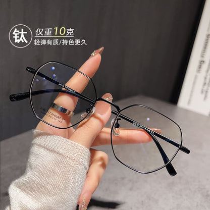 Hexagon Eyeglasses Frame