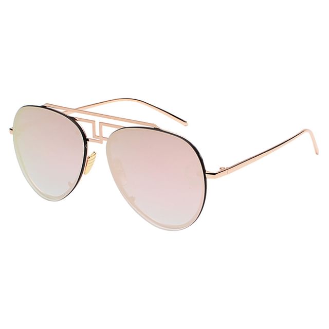 Metal Frame Sunglasses Bridge Double