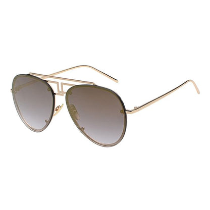 Metal Frame Sunglasses Bridge Double