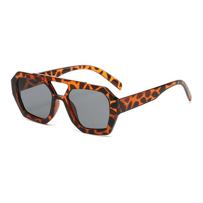 Bridge Sunglasses Geometric Double