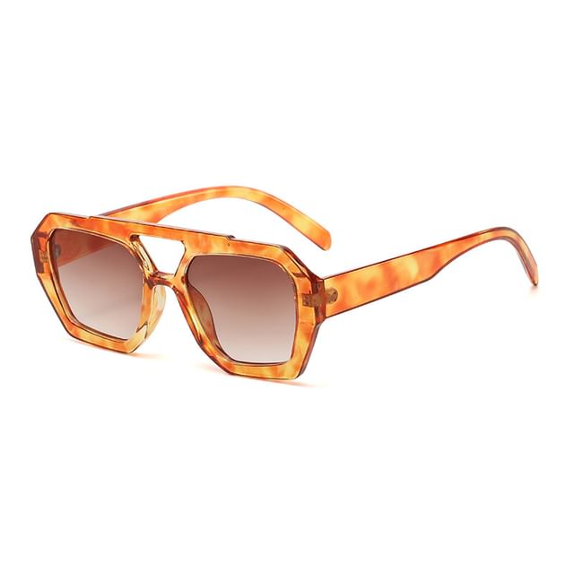 Bridge Sunglasses Geometric Double