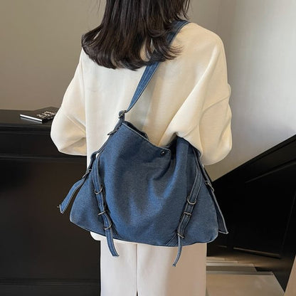 Plain Bag Denim Tote