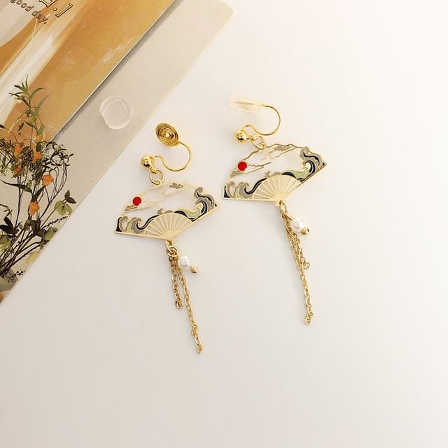 Earring Dangle Alloy (Various Crane Designs)