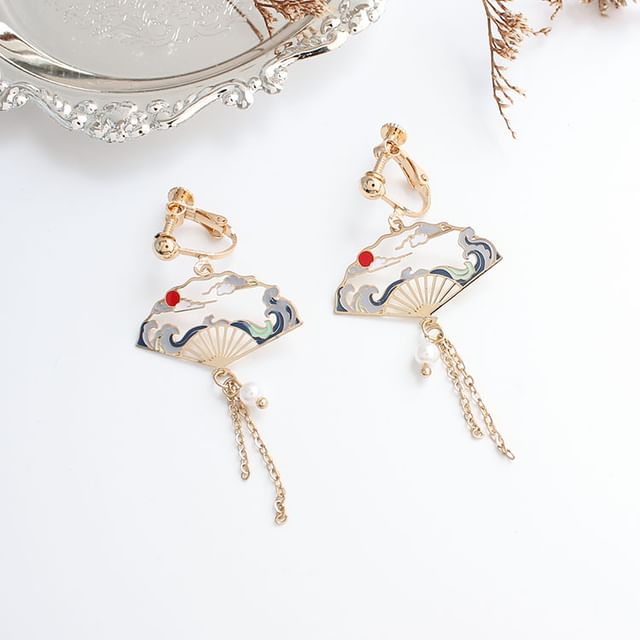 Earring Dangle Alloy (Various Crane Designs)