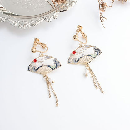 Earring Dangle Alloy (Various Crane Designs)