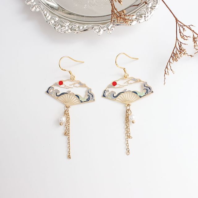 Earring Dangle Alloy (Various Crane Designs)