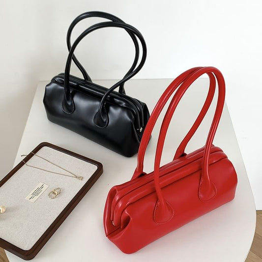 Leather Faux Shoulder Bag