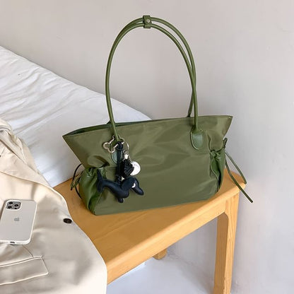 Plain Bag Multi-Pocket Tote