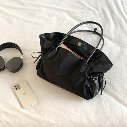 Plain Bag Multi-Pocket Tote