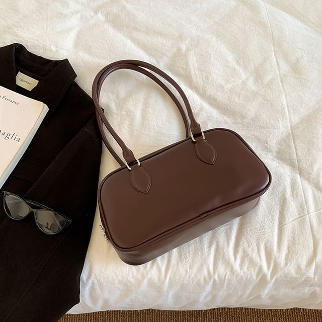 Leather Shoulder Faux Bag