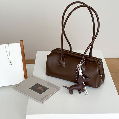 Leather Faux Shoulder Bag