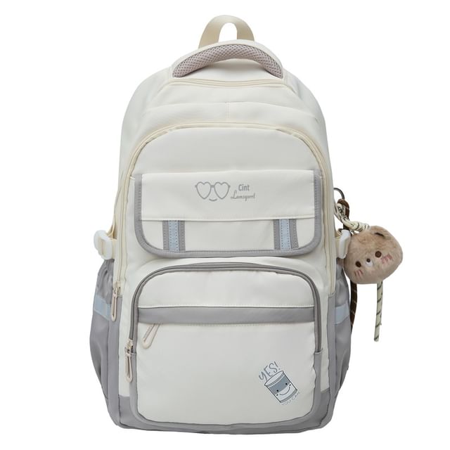 Bag Laptop Cartoon Print Backpack Set / Nylon Charm