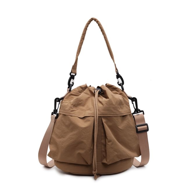 Multi-Pocket Drawstring Backpack