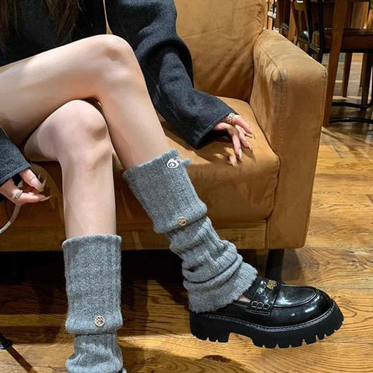 Loafers Plain Penny Faux Leather Platform