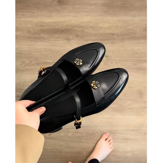 Heel Mary Block Jane Pumps