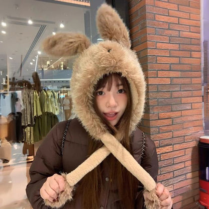 Hat Fluffy Ear Rabbit