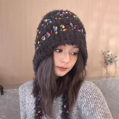 Beanie Tie-Up Melange