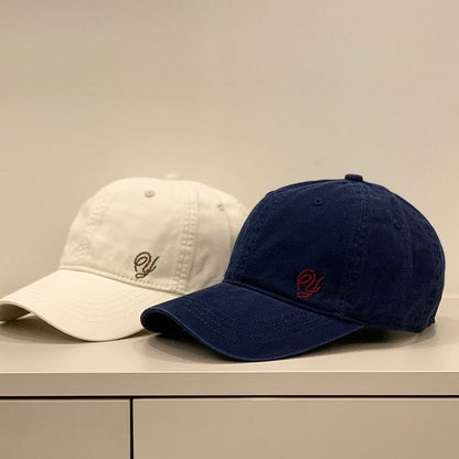 Embroidered Letter Cap