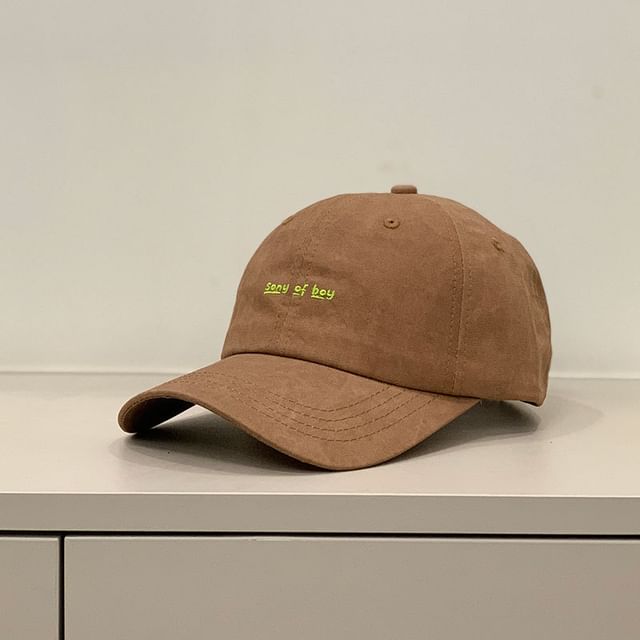 Letter Cap Embroidered