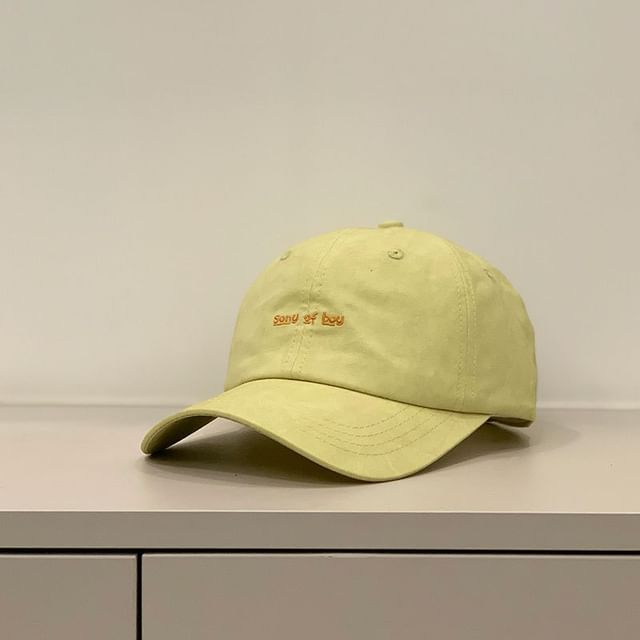 Letter Cap Embroidered