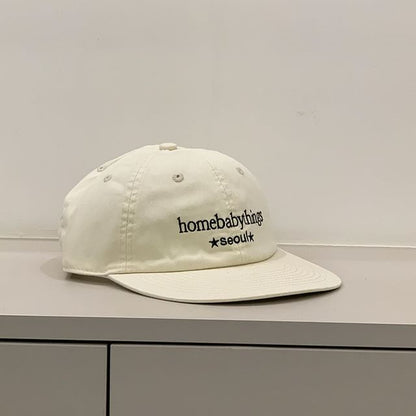 Cap Embroidered Letter