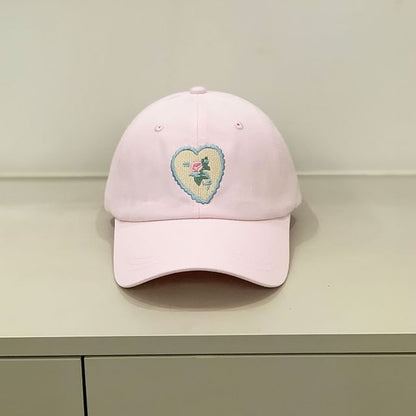 Floral Cap Embroidered