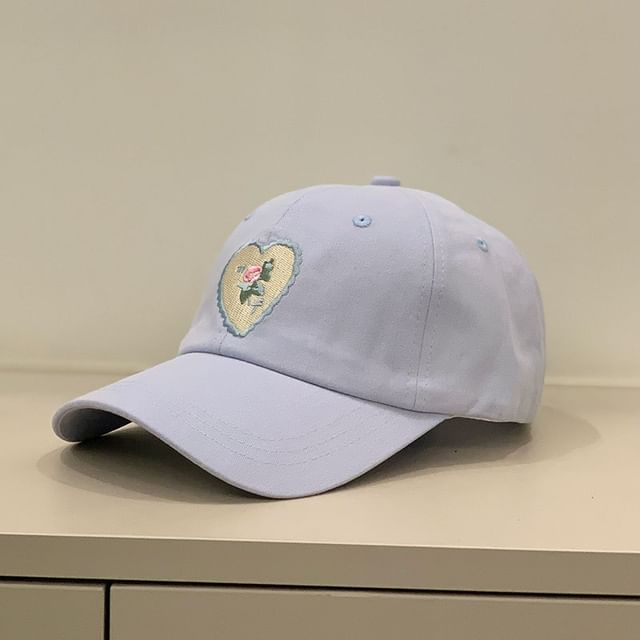 Floral Cap Embroidered
