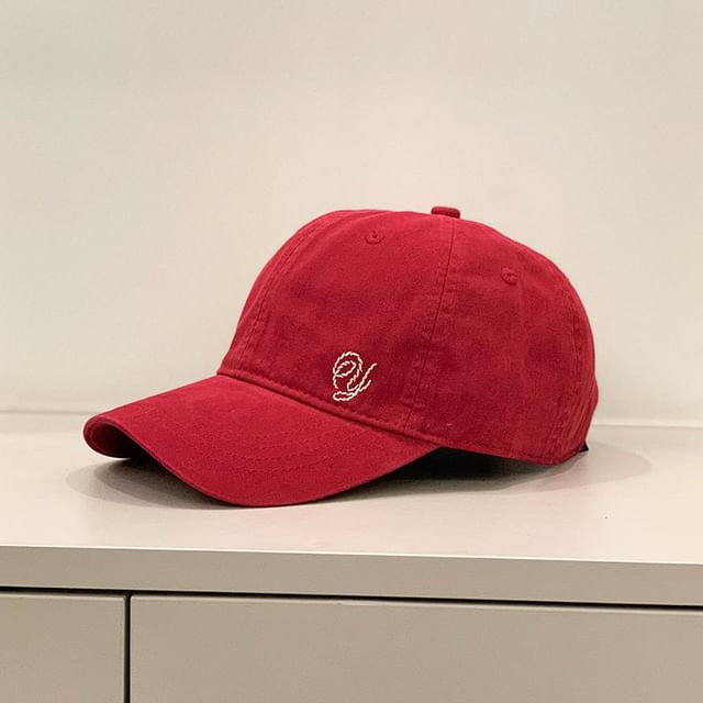 Embroidered Letter Cap