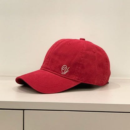 Embroidered Letter Cap