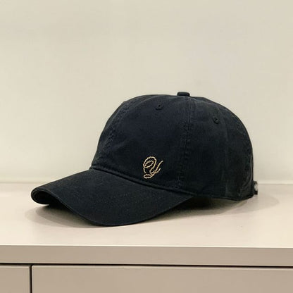 Embroidered Letter Cap