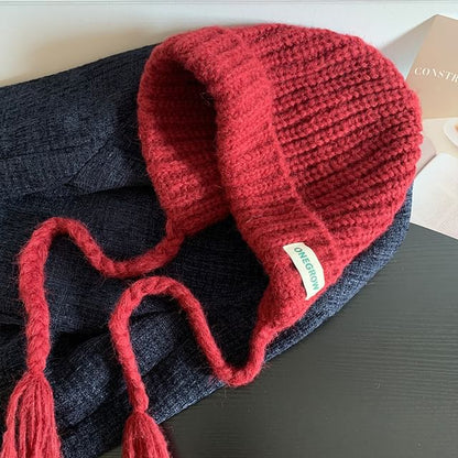 Plain Hat Bonnet Knit