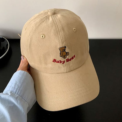 Cap Bear Baseball Embroidered