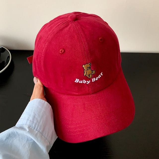 Cap Bear Baseball Embroidered