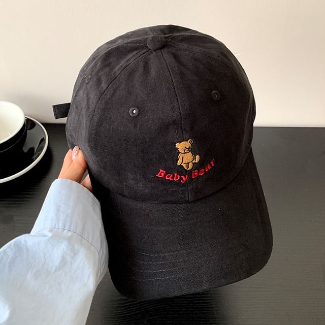 Cap Bear Baseball Embroidered