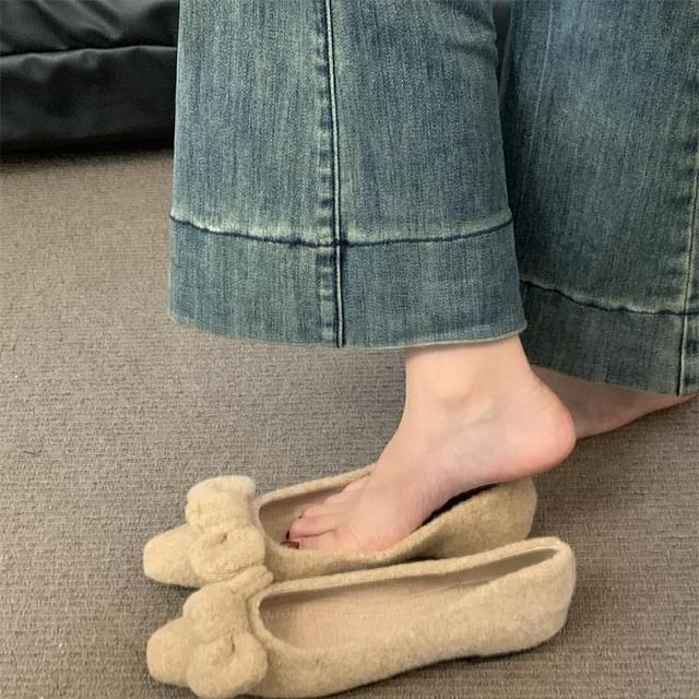 Flats Bow Toe Square