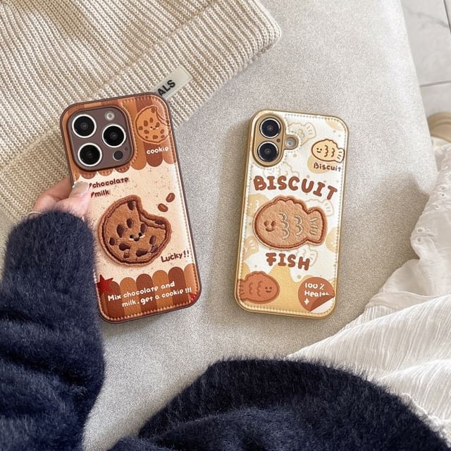 Phone Embroidered Case Bakery