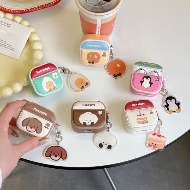 with Case Skin Cartoon Earphone AirPods Charm / Pro