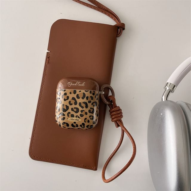 Case Earphone / Leopard Print Skin AirPods Pro