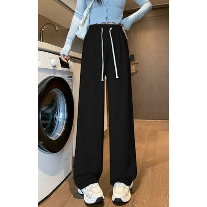 Leg Designs) (Various Wide Plain High Rise Pants