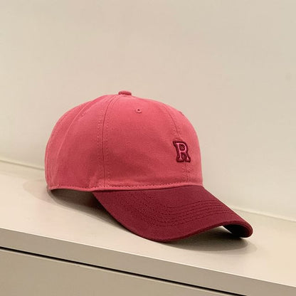 Baseball Lettering Cap Two Embroidered Tone