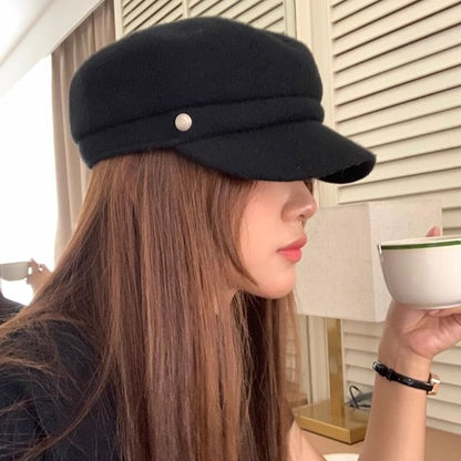 Cap Newsboy Buttoned