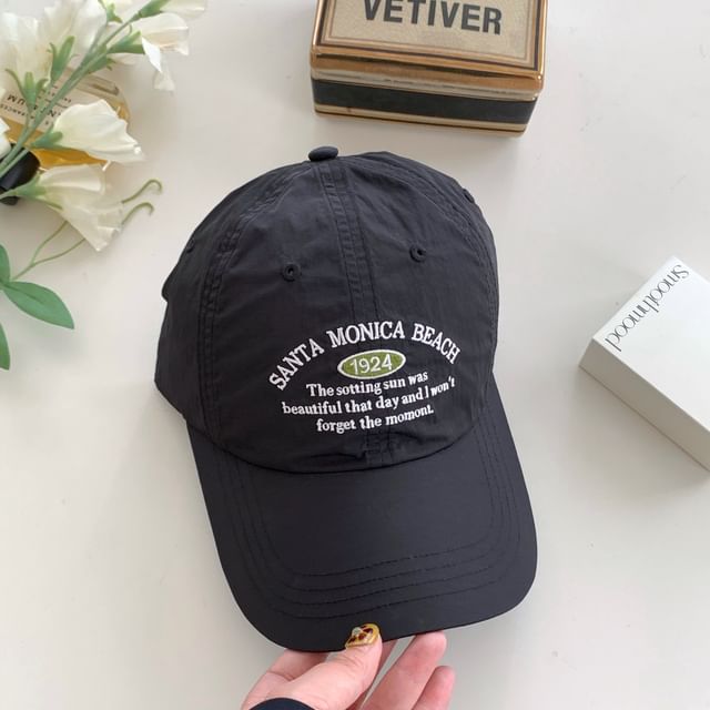 Baseball Letter Embroidered Cap