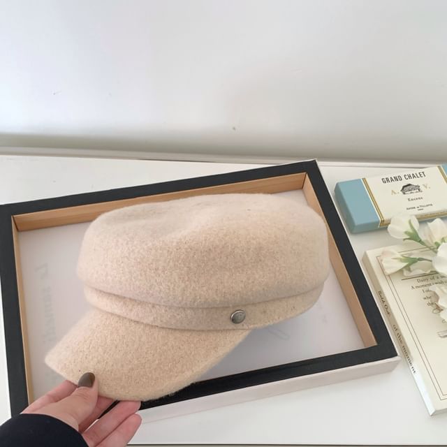 Cap Newsboy Buttoned